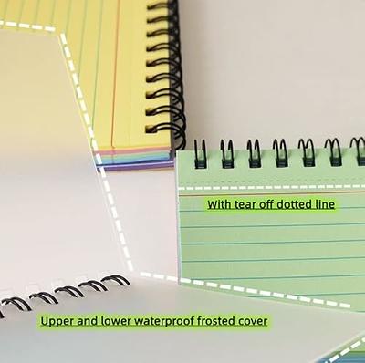 Basics Wide Ruled 8.5 x 11.75-Inch 50 Sheet Lined Writing Note Pad, Pack of 6, Multicolor