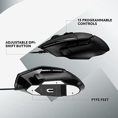 Logitech G502 X Wired Gaming Mouse - LIGHTFORCE hybrid optical