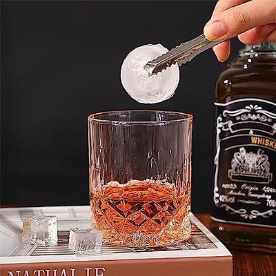 CUCUMI Old Fashioned Whiskey Glasses Bourbon Rocks Glasses Tumblers Set  6pcs 10oz, Sphere Ice Molds, for Drinking Scotch Bar Glasses - Yahoo  Shopping