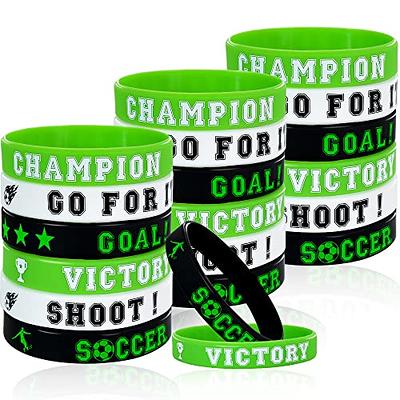 Soccer Rubber Bracelets, Soccer Theme Motivational Rubber Wristbands,  Football Sport Event Birthday Party Favors, Decoration Supplies for Soccer  Fans - Yahoo Shopping