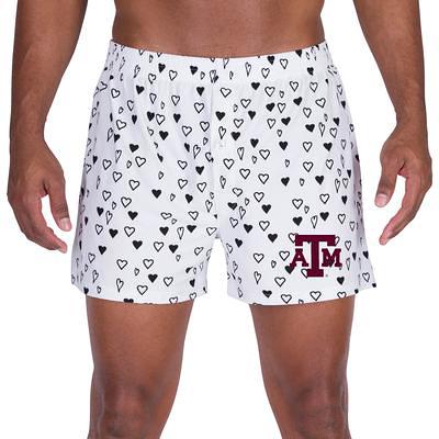 Men's Concepts Sport White Texas Tech Red Raiders Epiphany Allover Print Knit  Boxer Shorts