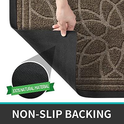 DEXI Door Mat Front Indoor Outdoor Doormat, Heavy Duty Rubber