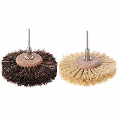 MISHITI 1pcs Abrasive Sisal Filament and Horse Hair Brush