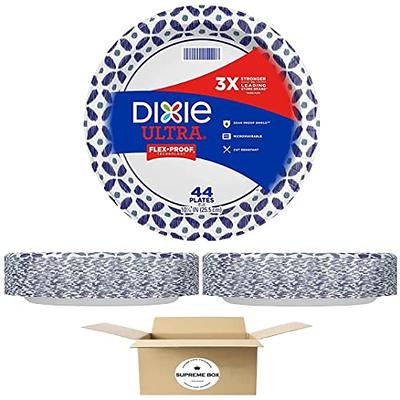 Dixie Disposable Paper Plates, Multicolor, 10 in, 150 Count 