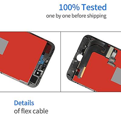 iPhone 7 Plus Screen Replacement Kit, LCD Display and 3D Touch Screen  Digitizer Replacement Full Assembly with Repair Tools for iPhone 7 Plus  Screen White 5.5 inch 