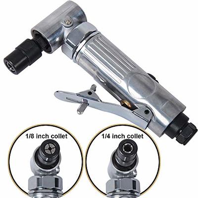 YELWAY 1/4 Angle Air Die Grinder, 20000 RPM, 90 Degree Angled Air