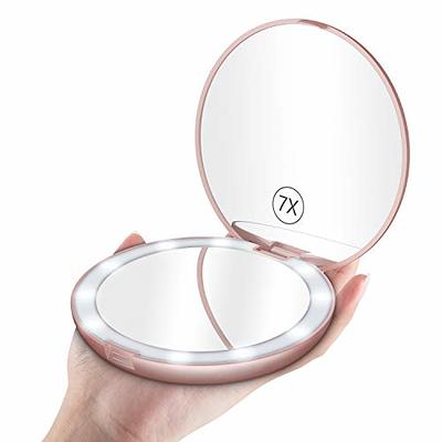 Getinbulk Compact Mirror Bulk, Set of 2 Double-Sided 1X/2X Magnifying Purse  Pocket Makeup Mirrors(Round, Rose Gold and Silver) - Yahoo Shopping