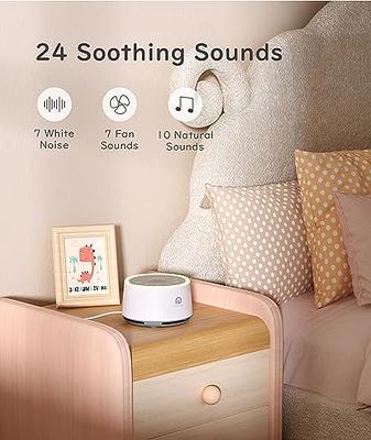 Dreamegg D1 Sound Machine Baby - White Noise Machine for Baby with Night  Light, 24 High Fidelity Sounds, Timer & Memory Feature, Noise Machine for