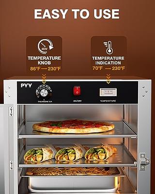 PYY Warming Cabinet 4 Tier Commercial Hot Box Food Warmer for Catering,  with Temperature Control and Water Pan,Stainless Steel Food Heater  Insulated Food Pan Carrier, for Pizza, Kitchen 120V 750W - Yahoo