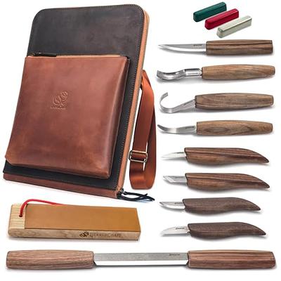 BeaverCraft Deluxe Wood Carving Kit S50X - Wood Carving Tools Wood