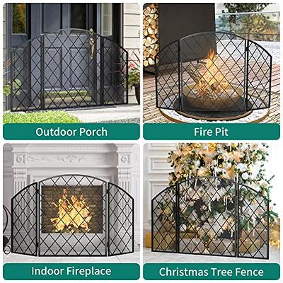  Spark Guard,3 Panel Fire Screen Protector Fire Barrier