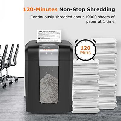 Bonsaii Paper Shredder 18-Sheet Cross-Cut Shredder Heavy Duty 60 Minut