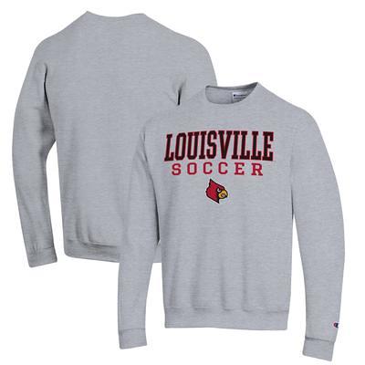 Champion Louisville Cardinals Reverse Weave Sweatshirt - Grey