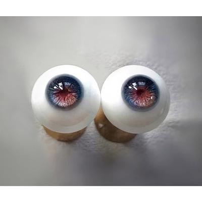 Pink Doll Eyes Flower Pattern Resin Eyes 1/3 1/4 1/6 BJD Eyes for Dolls  Accessories,safety Eyes Toy Eyes 12mm 14mm 16mm 18mm Small Iris 