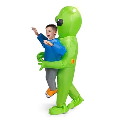 Spooktacular Creations Alien Inflatable Costume for Adult, Funny Kidnapping  Inflatable Costumes, Alien Air Blow Up Costumes