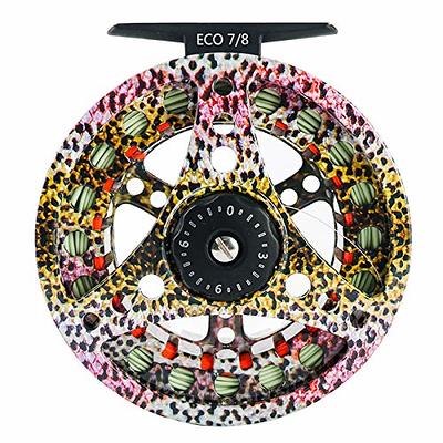 M MAXIMUMCATCH Maxcatch ECO Fly Reel Large Arbor with Diecast Aluminum Body Fly  Fishing Reel(3/4wt 5/6wt 7/8wt) (Reel with Line Rainbow Trout, 3/4 Weight)  - Yahoo Shopping