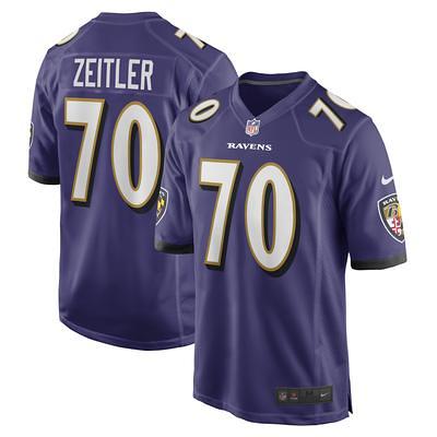 Nike Men's Baltimore Ravens Justin Tucker #9 Purple Game Jersey