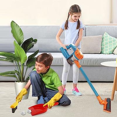 Yocool Kids Cleaning Set, 6 Pcs Toddler Broom and Cleaning Set with Kids Toy  Vacuum That