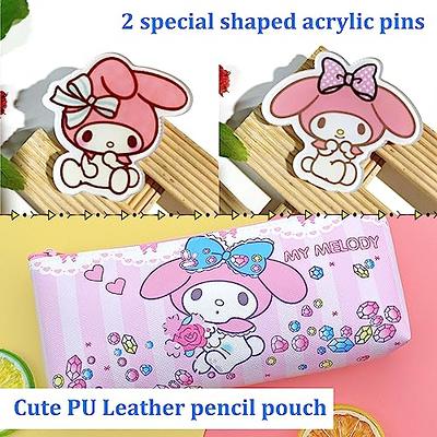 Kawaii Sanrio Kuromi Stationary Set Anime Figure School Supplies Notebook  Pencil Case Sticker Adhesive Tape Gift Bag Kids Gift