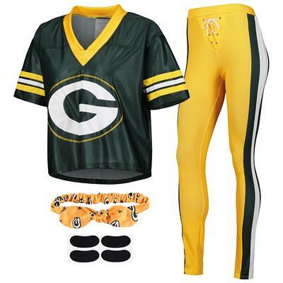 Women's Green Bay Packers Concepts Sport Green Mainstay Plaid Full-Button  Long Sleeve Nightshirt