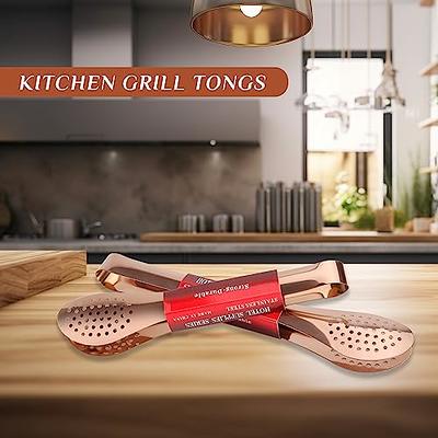 Popco Silicone Tongs for Cooking (3 food tongs x 7/9/12) Heavy Duty  Stainless Steel BBQ Kitchen Tongs for Cooking, Grilling, Cooking Tongs,  Kitchen