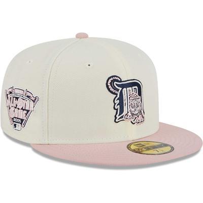 Detroit Tigers New Era 59Fifty Fitted Hat (Team Color Pink Under Brim)