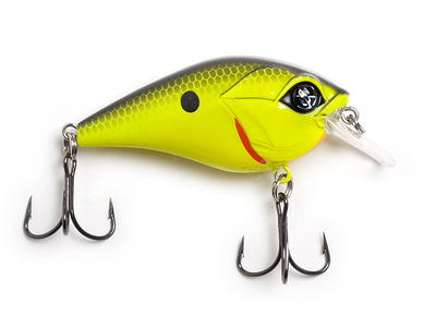 Strike King KVD Squarebill 1.5 Crankbait Chartreuse Blue/Black