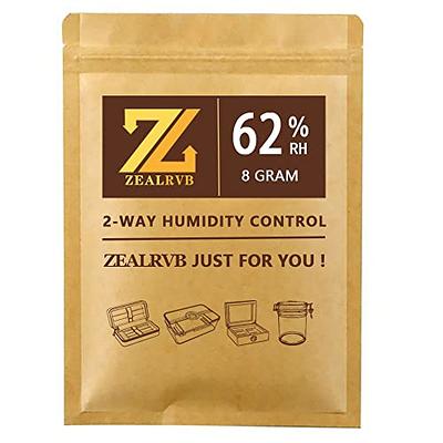 ZEALRVB 62% RH Humidity Pack 8 Gram 10 Packs 2-Way Humidity Control Packs  for Herb Flower -Individually Wrapped -No Liquid Leakage… - Yahoo Shopping