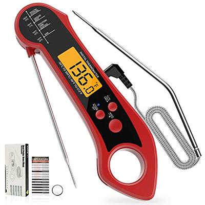 Cheer Collection Digital Meat Thermometer, Quick Read Cooking Thermometer  for Grill BBQ Snoker and Kitchen