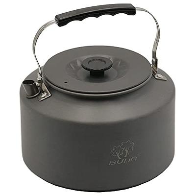 Bulin 2.2L Camping Kettle Camp Tea Coffee Pot Large Outdoor Hiking Kettle  Pot Portable 2.4 Quart Camping Tea Kettle - Yahoo Shopping