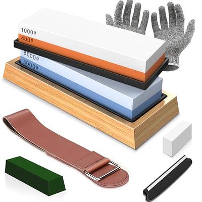 Professional Whetstone Set  Knife Sharpening Stone Kit