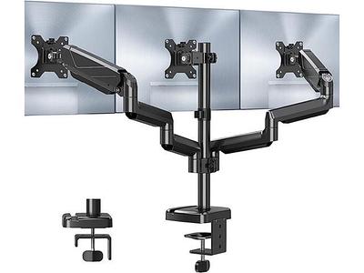 UPGRAVITY Triple Monitor Mount, 3 Monitor Desk Stand for Three