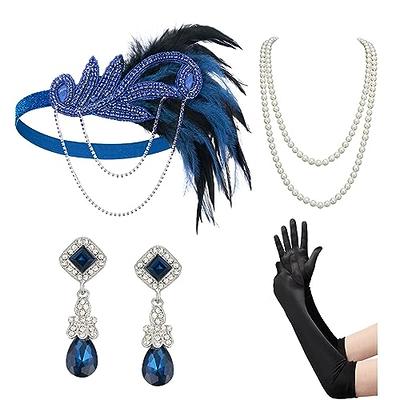 Dreamtop 1920s Great Gatsby Accessories Set for Women,Flapper Accessories  Set Headpieces Necklace Gloves Roaring 20s Accessories for Women - Yahoo  Shopping