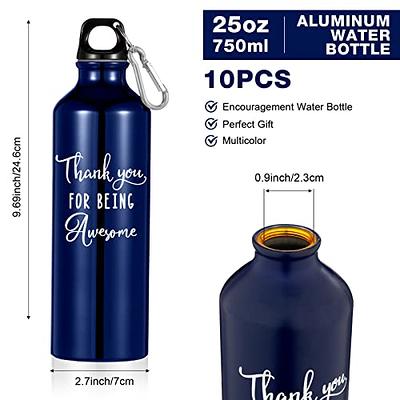 10 Pcs Employee Appreciation Gifts Thank You Water Bottle Best Team Ever  Aluminum Water Bottle Lightweight Leakproof Water Bottle with Lid for Gym  Camping Hiking (Classic Style, 25 oz) - Yahoo Shopping