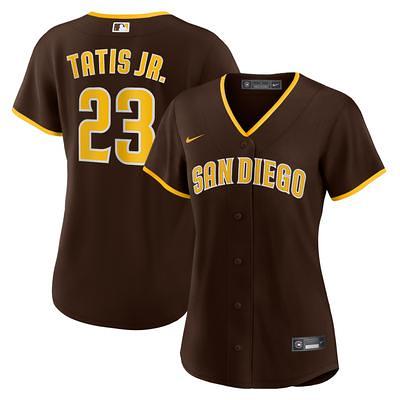 Nike Women's San Diego Padres Yellow Pride V-Neck T-Shirt