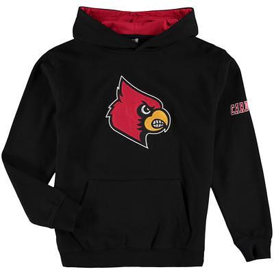 Lids Louisville Cardinals Antigua Women's Logo Victory Crewneck Pullover  Sweatshirt