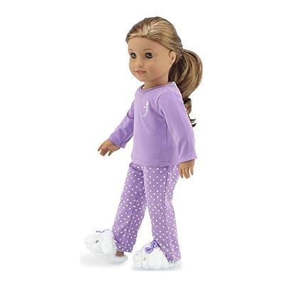  Emily Rose 18 Inch Doll PJs Pajamas Gift Set