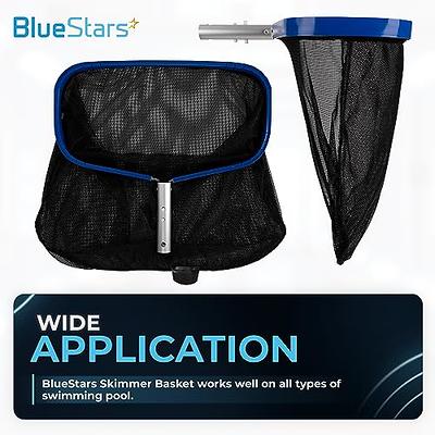 BlueStars Professional Heavy Duty Swimming Pool Leaf Skimmer Rake