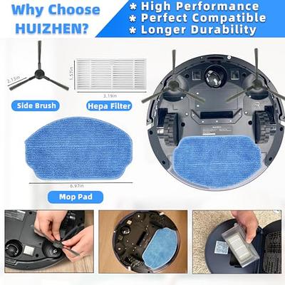 Accessory Replacement Parts Accessory Set for Xiaomi Robot Vacuum S12 & Xiaomi  Robot Vacuum Mop 2S Robot Vacuum Cleaner, 2 Main Brushes, 6 Side Brushes, 4  Filters, 4 Mop Wipes : 