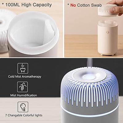 InnoGear Car Diffuser, USB Oil Diffuser Ultrasonic Car Humidifier Cool Mist  Mini Portable Diffuser Automobile Aroma Diffusers for Vehicle Home Office