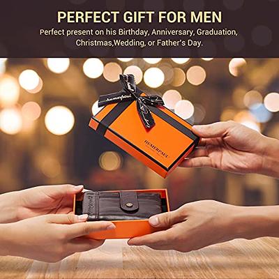 gzcz Chain Wallets for Men with Zipper Genuine Leather Bifold Rfid Blocking  Card Holder Coin Pocket Wallet - Yahoo Shopping