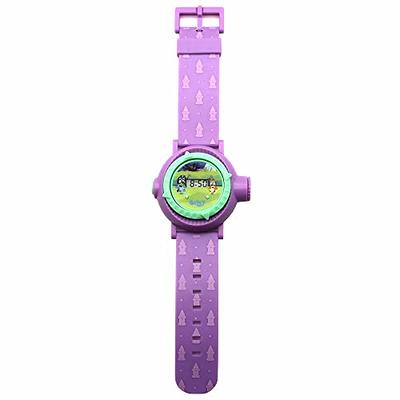 Accutime Kids Disney Lilo and Stitch Blue Digital LCD Quartz Childrens Wrist Watch for Boys, Girls, Toddlers with Multicolor Graphic Strap (Model