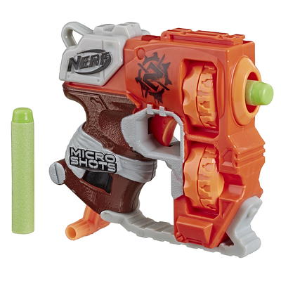 NERF Zombie Strike FlipFury Blaster - 2 Flipping 6-Dart Drums - Fire 6  Darts, Flip, Fire 6 More - 12 Nerf Zombie Strike Elite Darts (  Exclusive)