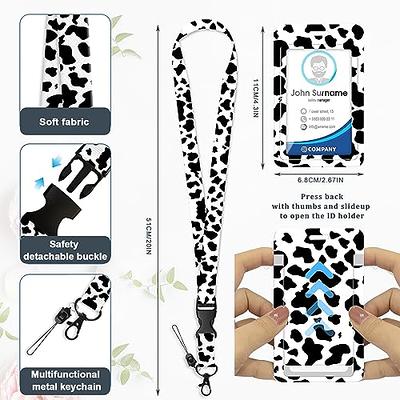 YeeCASE ID Badge Holder with Lanyard, Retractable Badge Reel with