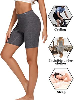 Molasus Womens Boxer briefs Cotton Boy Shorts Underwear Anti Chafing Bike  Short Long Leg Under Shorts Multicolor 4 Pack Medium - Yahoo Shopping