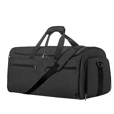 2 in 1 Duffel Garment Bag Hanging Suit Travel Bag w/ Shoe Compartment &  Strap