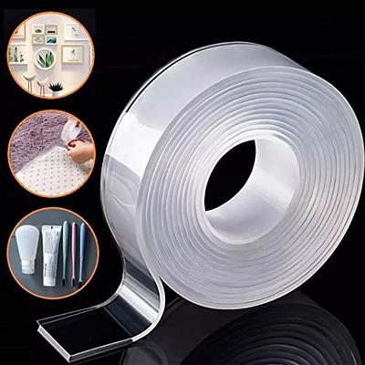 NBTAPE 3T Double Sided Tape Heavy Duty, Mounting Tape Strong Adhesive Sticky  Nano Tape, Multipurpose Removable Picture Hanging Strips Clear Two Sided  Poster Wall Tape Extra Large (16.5 Feet) - Yahoo Shopping