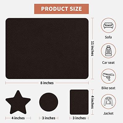  Besezx Leather Repair Patch,Leather Patches,8X11 inch,and Get 3  Additional Patches,Self-Adhesive,Multi Color,Can be Used for Sofa, Car  Seat, Handbag, Jacket, Leather Products (Beige)
