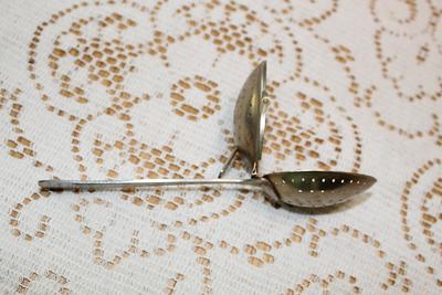 Vintage Potato Masher With Wooden Handle Chipped Paint, Midcentury