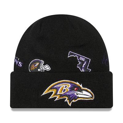 Men's New Era Black/Purple Baltimore Ravens 2022 Salute To Service 9FIFTY Snapback  Hat